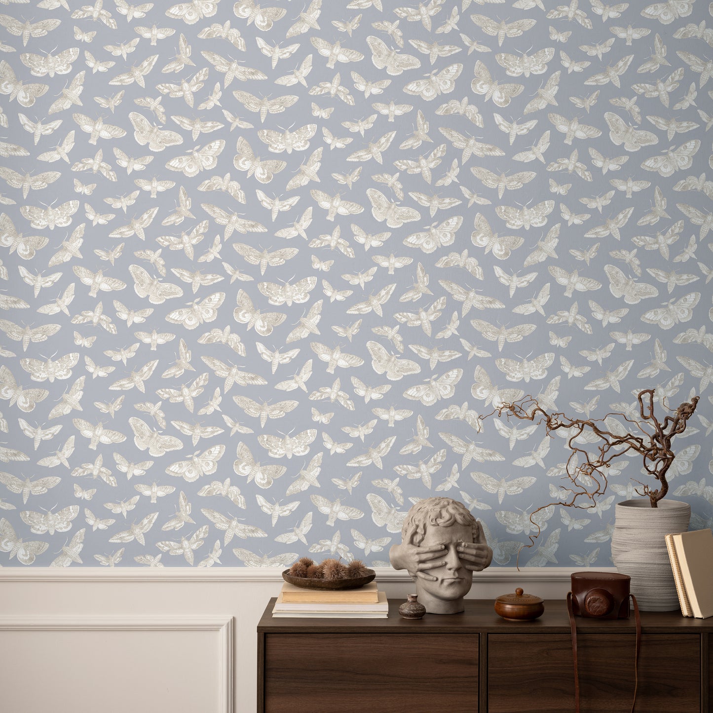 The Lepidopterist Airforce Blue Wallpaper