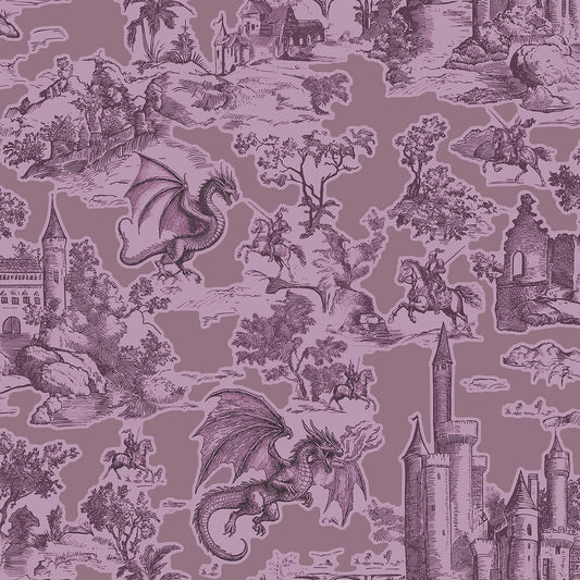 Toile Slayer Port wallpaper design