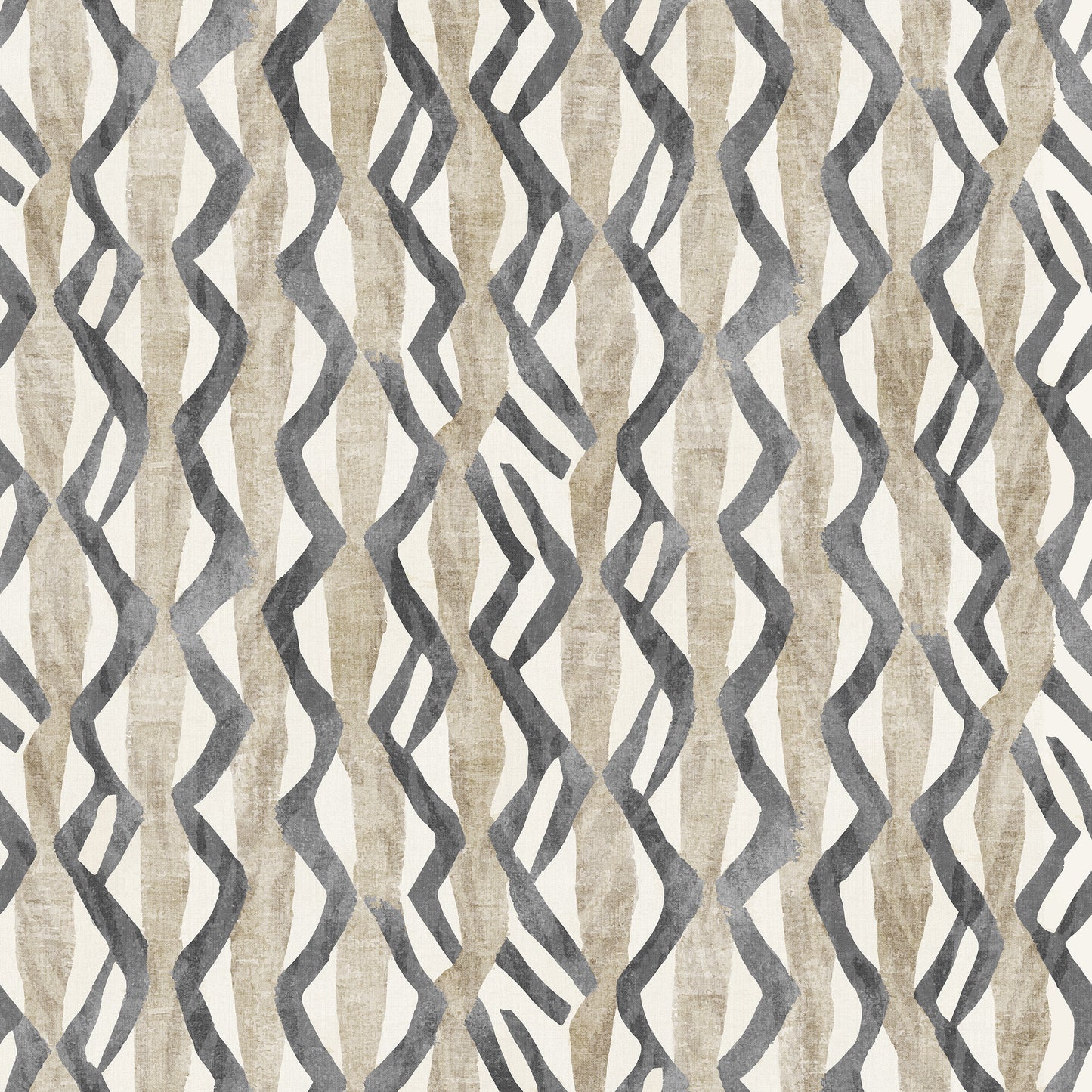 Tribal Roots Charred Wallpaper