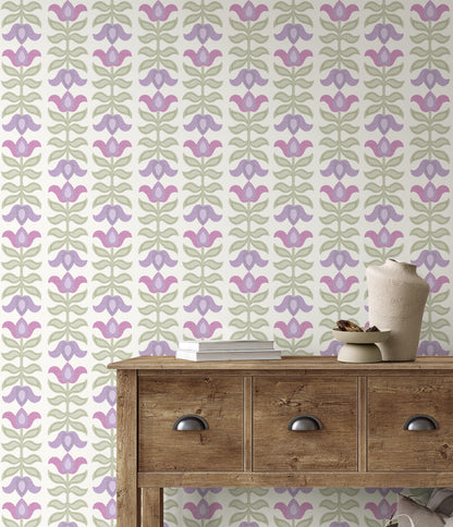 Tualippa Damson & Sage Wallpaper