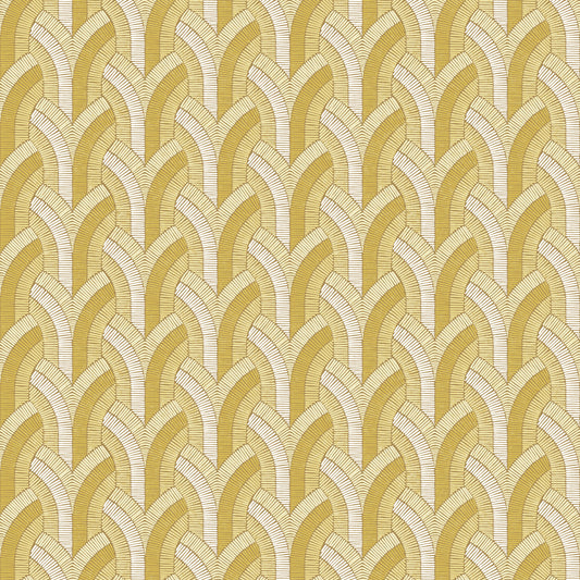 Vaulted Mustard Wallpaper