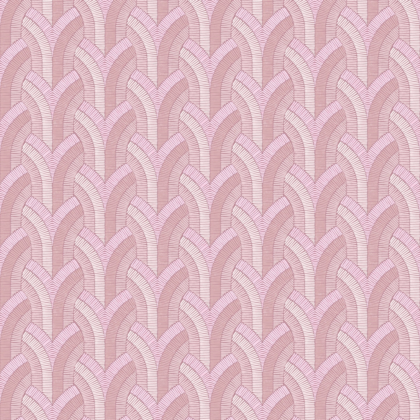 Vaulted Shell Pinks Wallpaper