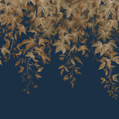 Verdant Deep Blue Wallpaper