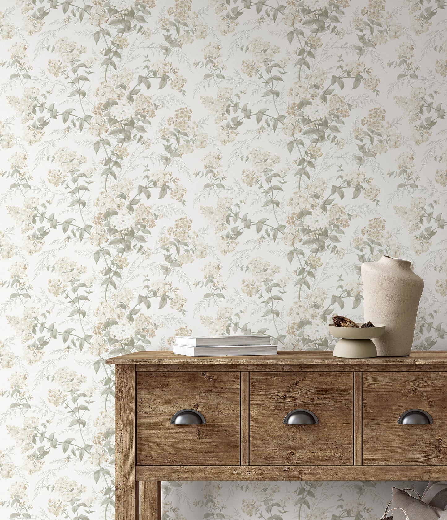Vintage Floral Antique Wallpaper