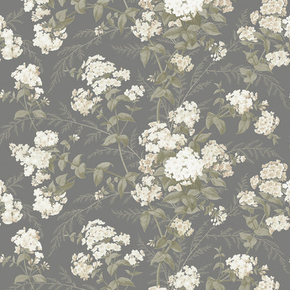 Papier Peint Ardoise Floral Vintage 