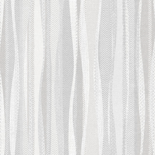 Weavy Stripe Mist Wallpaper