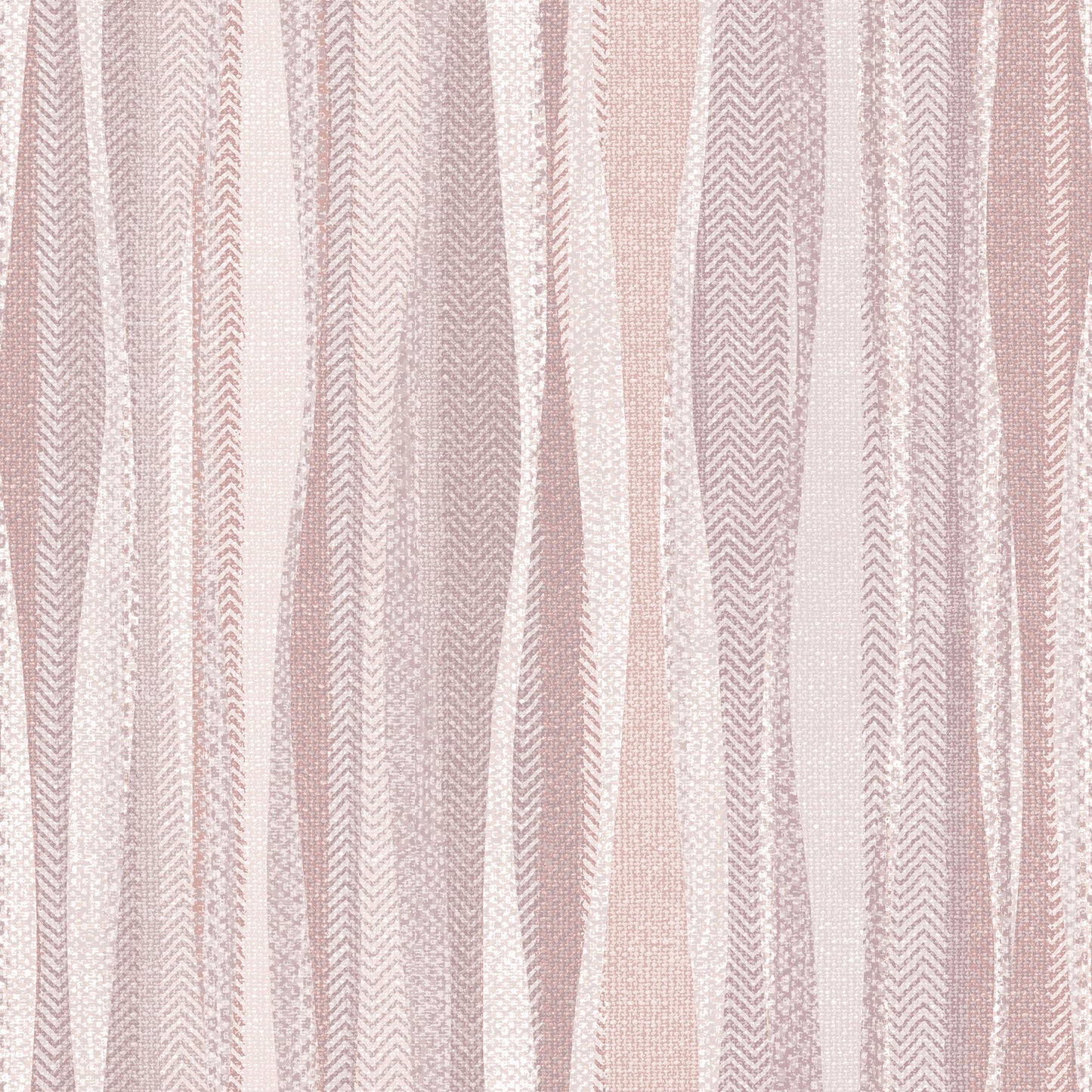 Weavy Stripe Soft Pinks Wallpaper