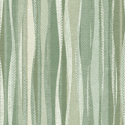 Weavy Stripe Spruce Wallpaper