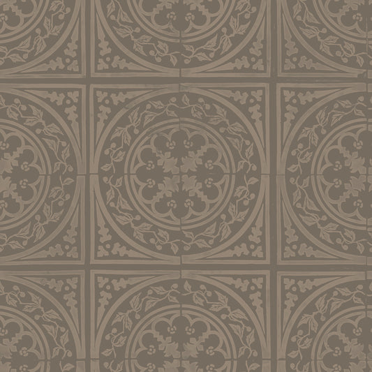 York Tile Browns wallpaper design