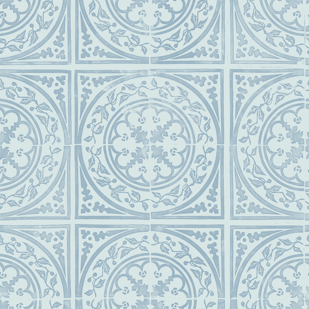York Tile Duck Egg wallpaper design