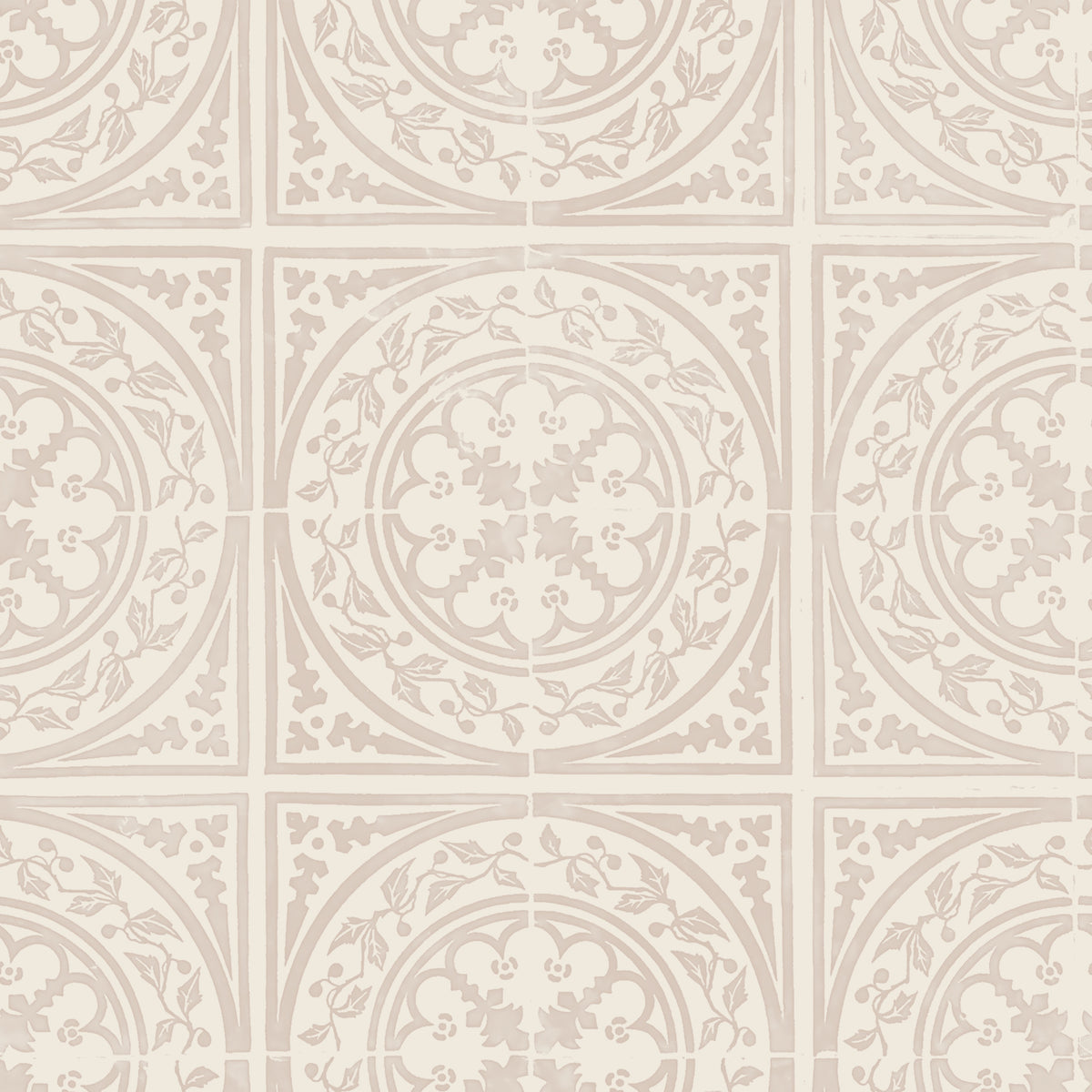 York Tile Neutrals wallpaper design