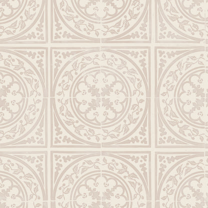York Tile Neutrals wallpaper design