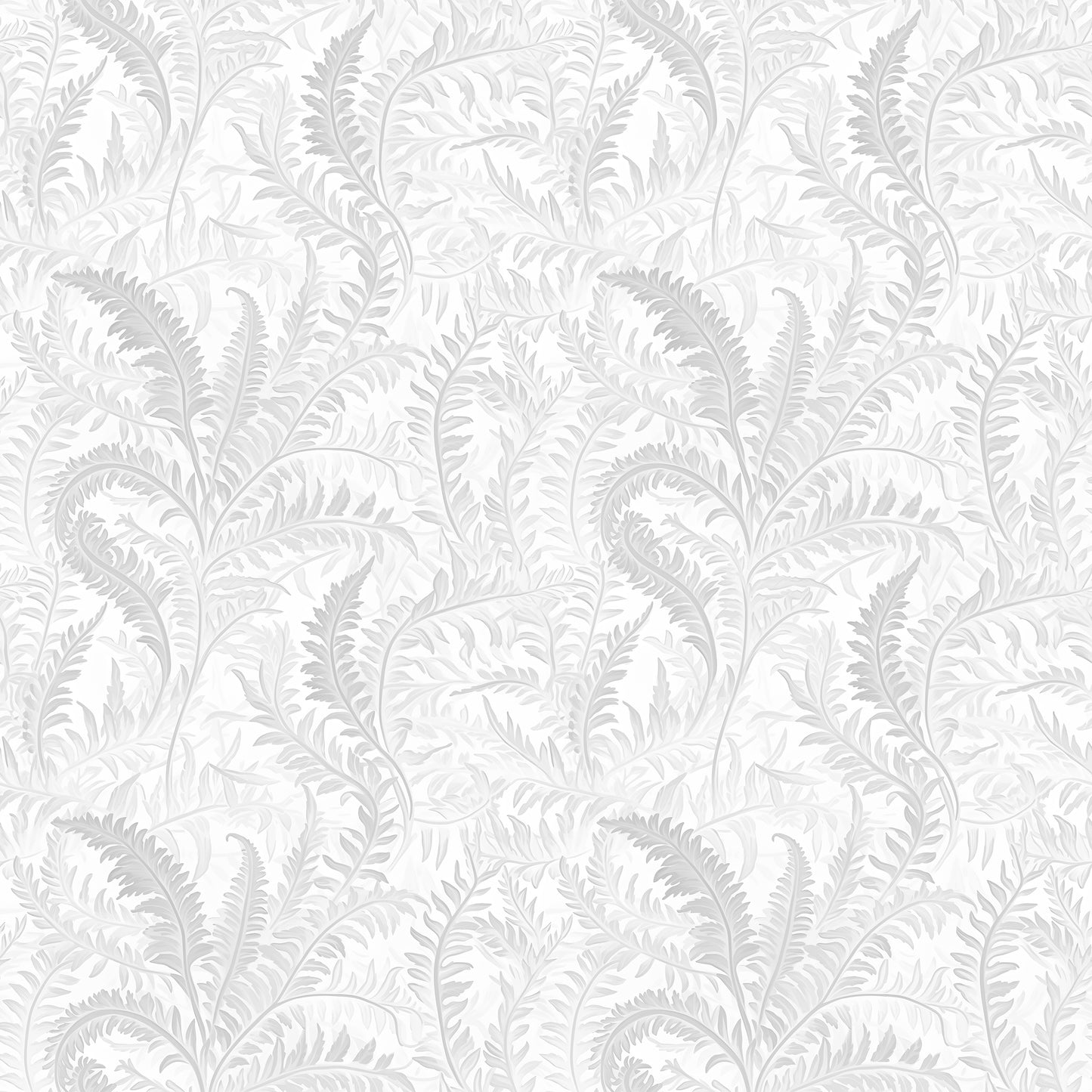 Fernery Papier Peint Argent Pâle 