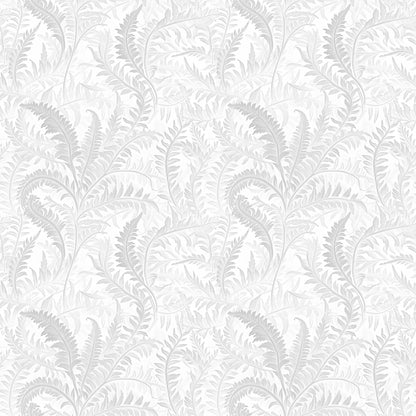 Fernery Papier Peint Argent Pâle 