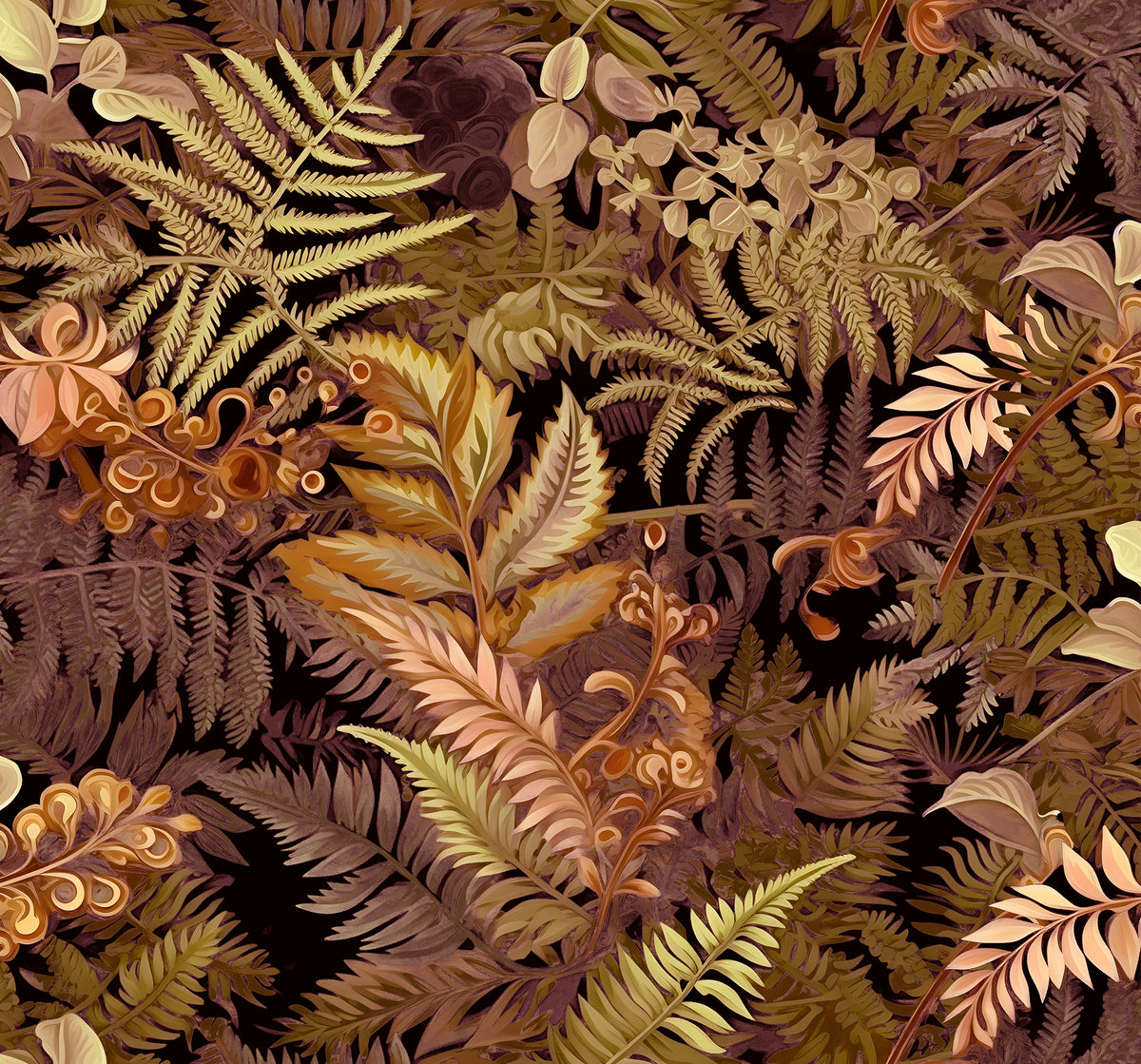 Bracken Autumn wallpaper design