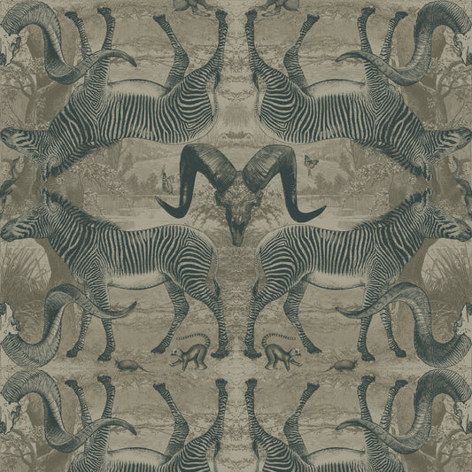 Serengeti Soirée Sand Wallpaper