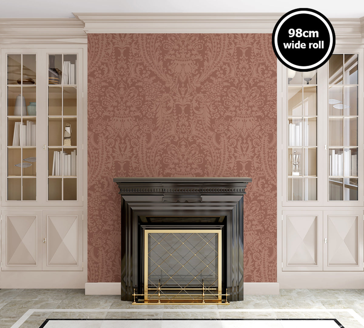 Damask wallpaper
